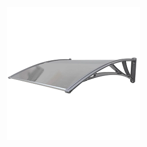 Козырек Fakro StopRain 1200мм усиленный NEW Прозрачный (кронштейн серый)