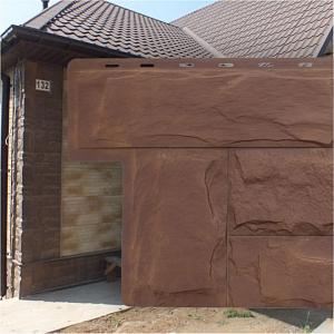 Фасадная панель (гранит) Альта-Профиль 1130х470х23мм 0.46м2 Балканский